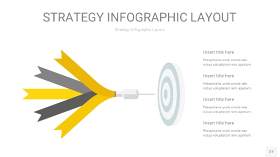 灰黄色战略计划统筹PPT信息图27