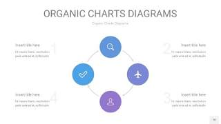紫蓝色循环PPT图表10