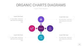玫瑰紫色循环PPT图表13