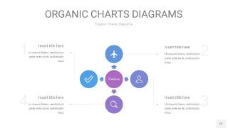紫蓝色循环PPT图表13