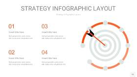 橘红色战略计划统筹PPT信息图26