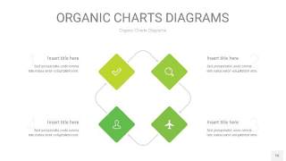 嫩绿色循环PPT图表16