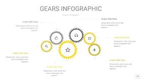 灰黄色齿轮PPT信息图14