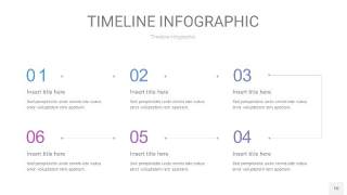 紫蓝色时间轴PPT信息图10
