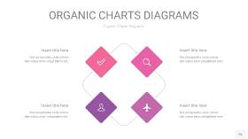粉紫色循环PPT图表16