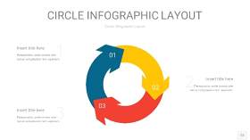 多色圆形PPT信息图12