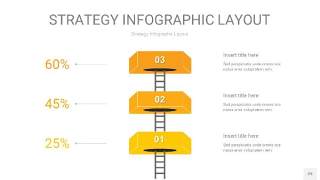 黄色战略计划统筹PPT信息图29