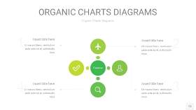 嫩绿色循环PPT图表13