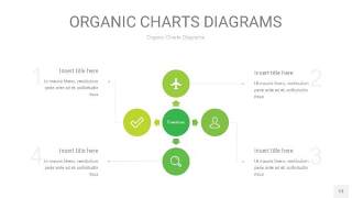 嫩绿色循环PPT图表13