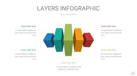 多彩3D分层PPT信息图24