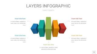 多彩3D分层PPT信息图24