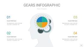 彩色齿轮PPT信息图21