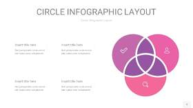 粉紫色圆形PPT信息图5