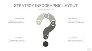 灰色战略计划统筹PPT信息图8