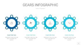 宝石蓝齿轮PPT信息图7