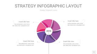 粉紫色战略计划统筹PPT信息图9
