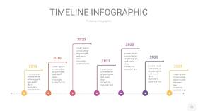 紫黄色时间轴PPT信息图12