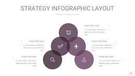 深紫色战略计划统筹PPT信息图18