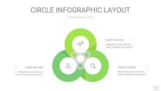 绿色圆形PPT信息图9