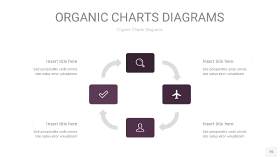 紫色循环PPT图表15