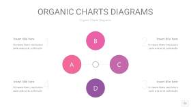 粉紫色循环PPT图表12