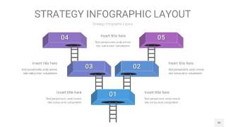 篮紫色战略计划统筹PPT信息图30