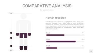 深紫色用户人群分析PPT图表15