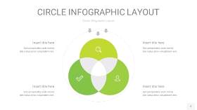 浅绿色圆形PPT信息图2