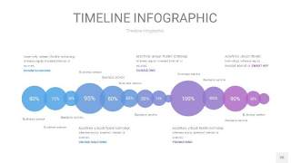 紫蓝色时间轴PPT信息图26