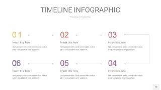 紫黄色时间轴PPT信息图10