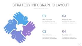 篮紫色战略计划统筹PPT信息图11