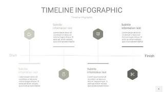 灰色时间轴PPT信息图6