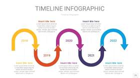 多彩时间轴PPT信息图25