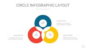 多色圆形PPT信息图3