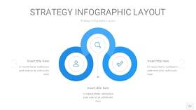 蓝色战略计划统筹PPT信息图17