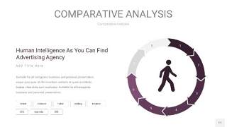 深紫色用户人群分析PPT图表11