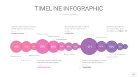 渐变粉色时间轴PPT信息图26