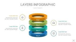 多彩3D分层PPT信息图18