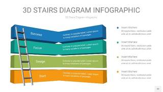 3D阶梯PPT图表30