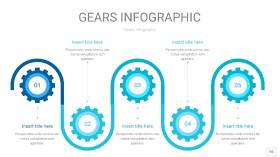 宝石蓝齿轮PPT信息图16