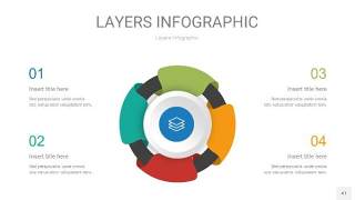 多彩3D分层PPT信息图41
