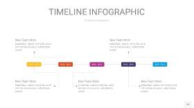 多彩时间轴PPT信息图16