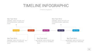 多彩时间轴PPT信息图16