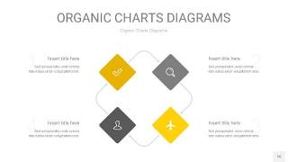 灰黄色循环PPT图表16