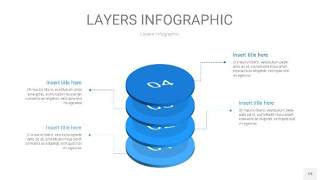 蓝色3D分层PPT信息图19