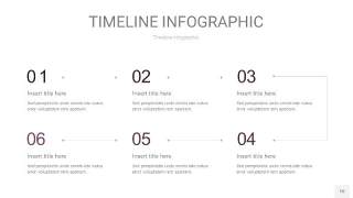渐变紫色时间轴PPT信息图10