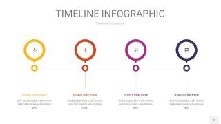 多彩时间轴PPT信息图14
