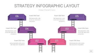 粉紫色战略计划统筹PPT信息图31