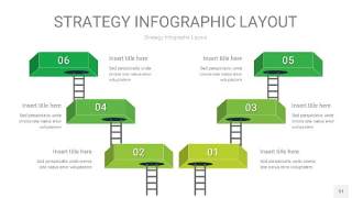 嫩绿色战略计划统筹PPT信息图31