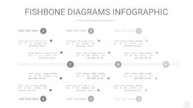 灰色鱼骨PPT信息图表1